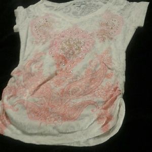 Summer shirt fits tapered on sides